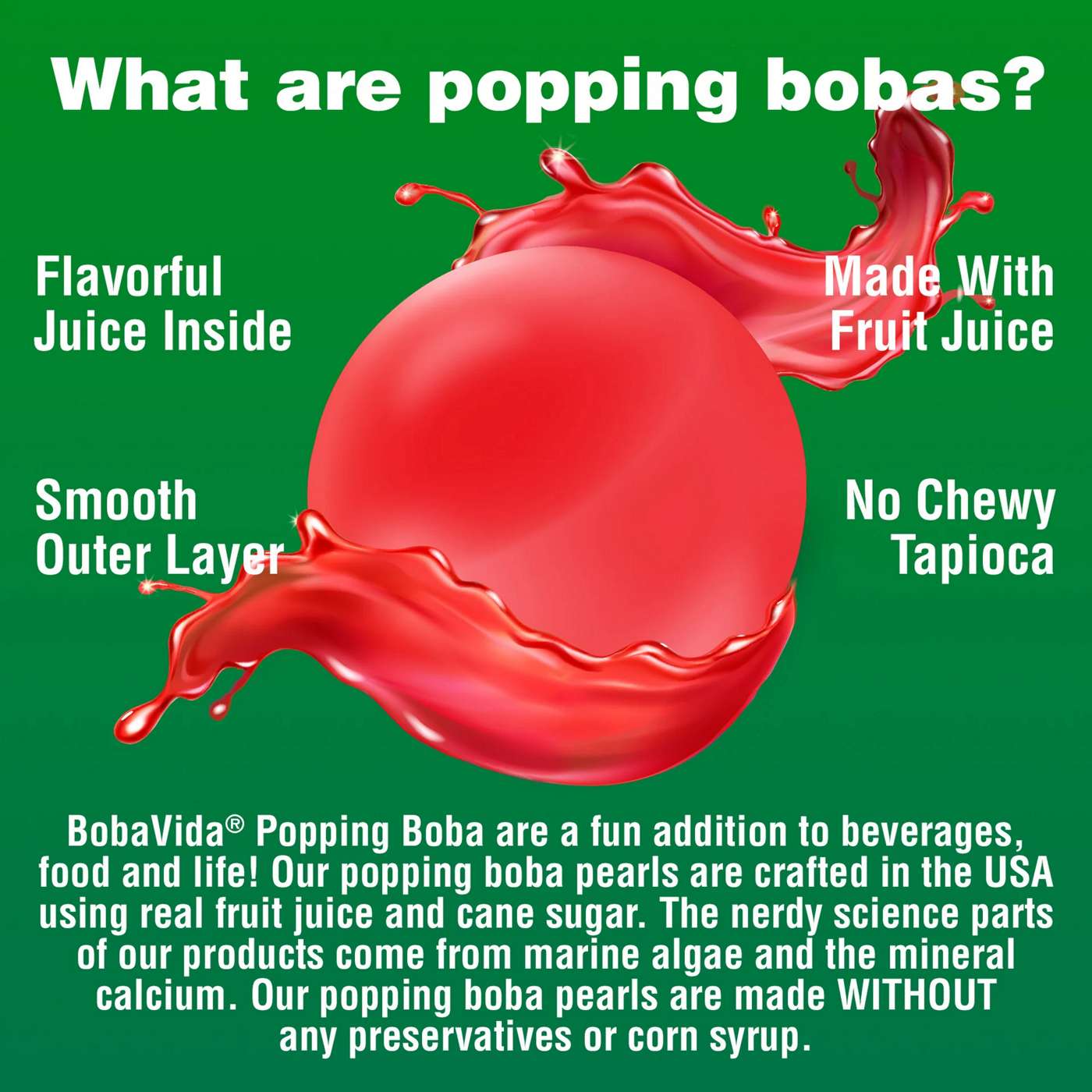 Boba Vida Watermelon Popping Boba; image 4 of 6