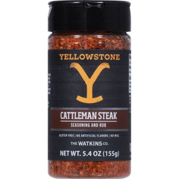 Yellowstone Cattleman Steak Seasoning and Rub, 5.4 oz
