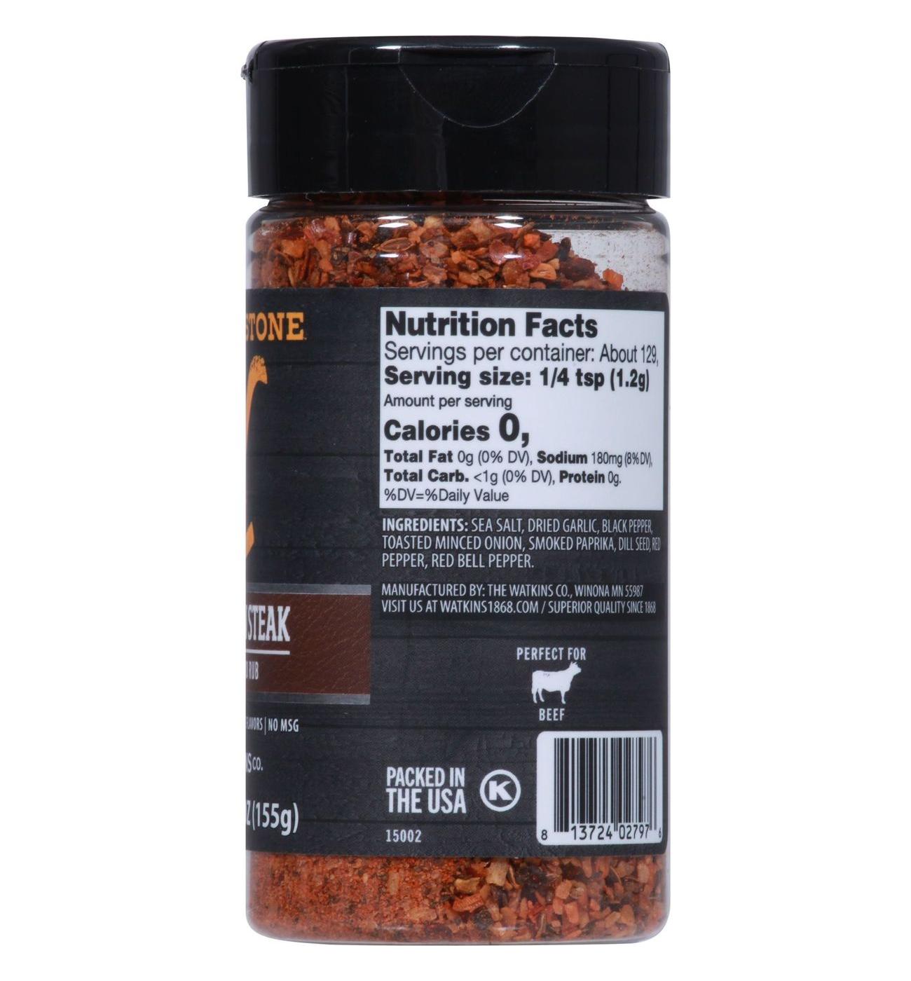 Yellowstone Cattleman Steak Seasoning and Rub; image 6 of 7