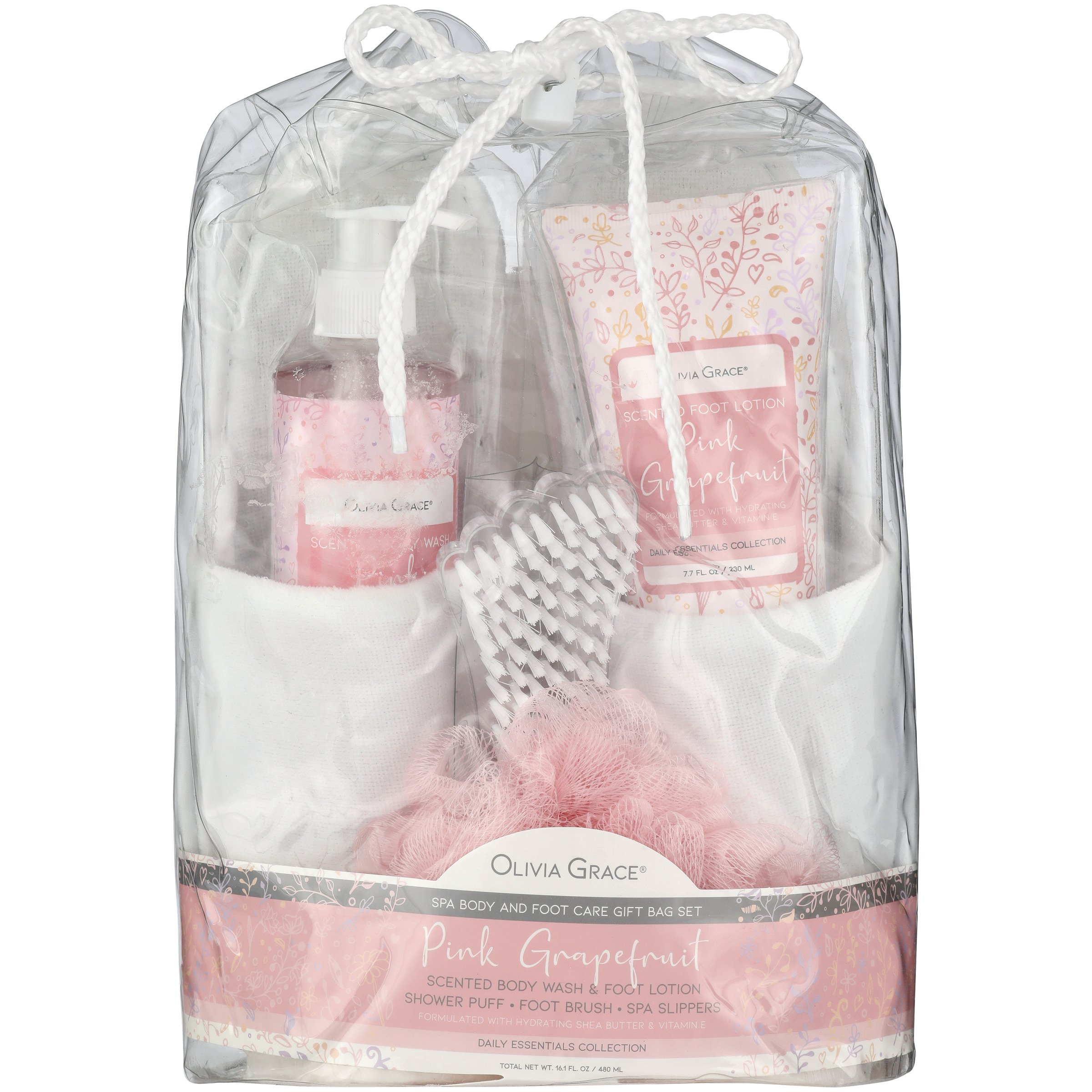 Olivia Grace Spa Body and Foot Care Gift Bag Set Shop Bath & Skin