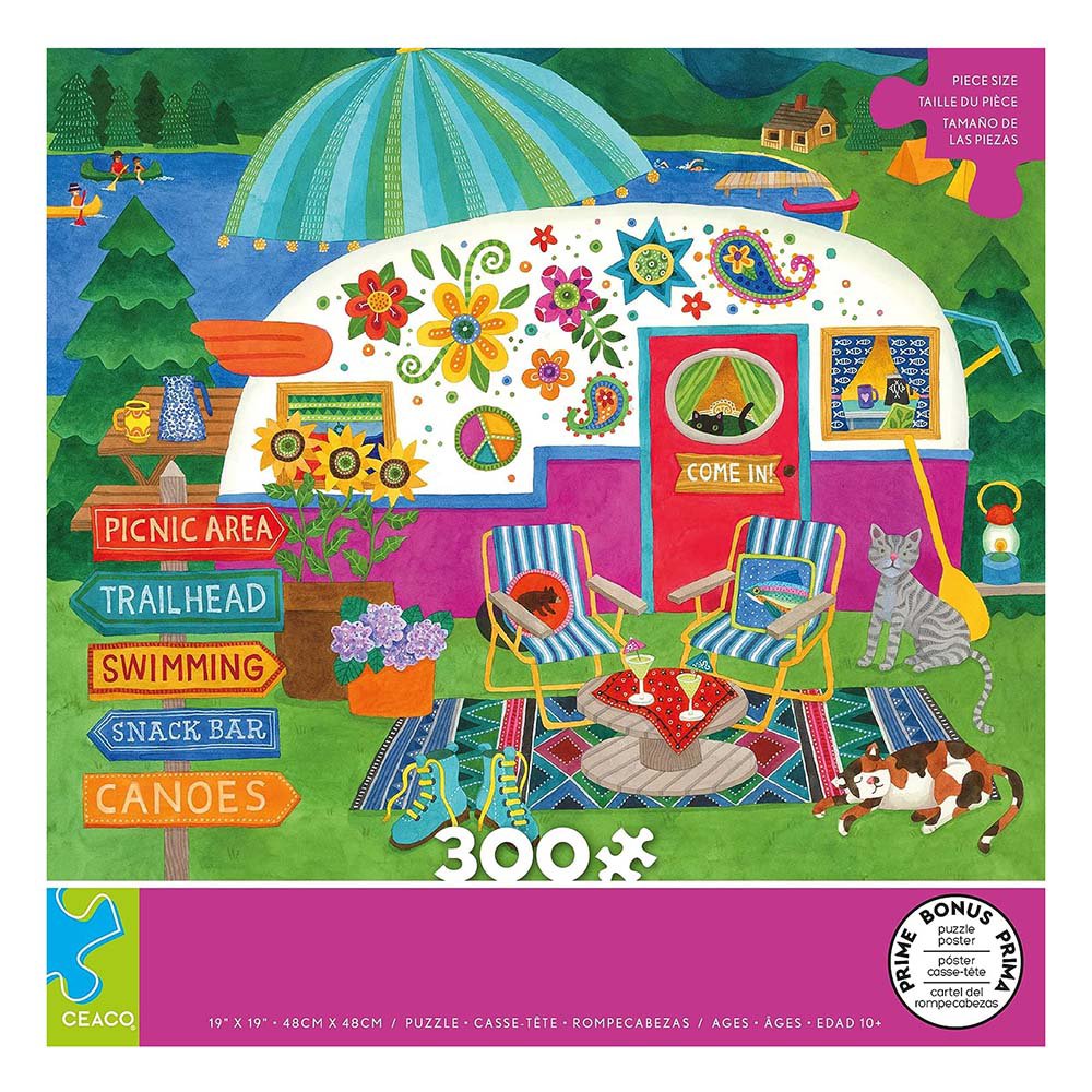 Ceaco Happy Camper Puzzle Shop Puzzles at HEB