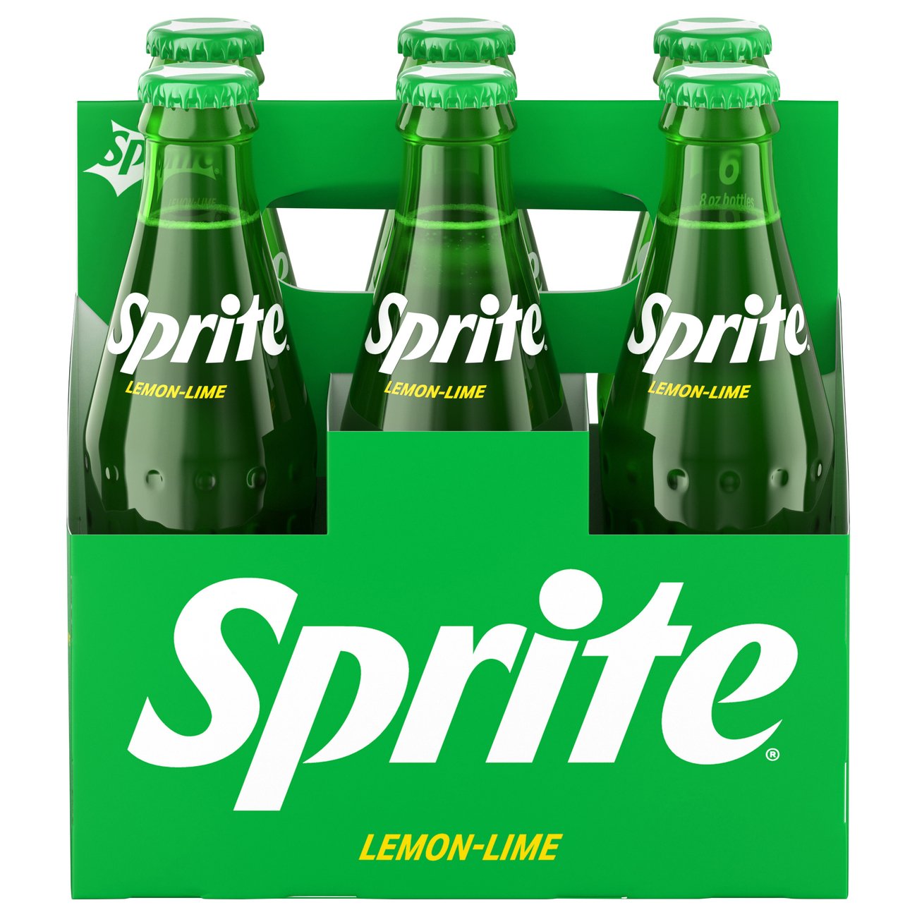Sprite LemonLime Soda Glass Bottles 6 pk Shop Soda at HEB