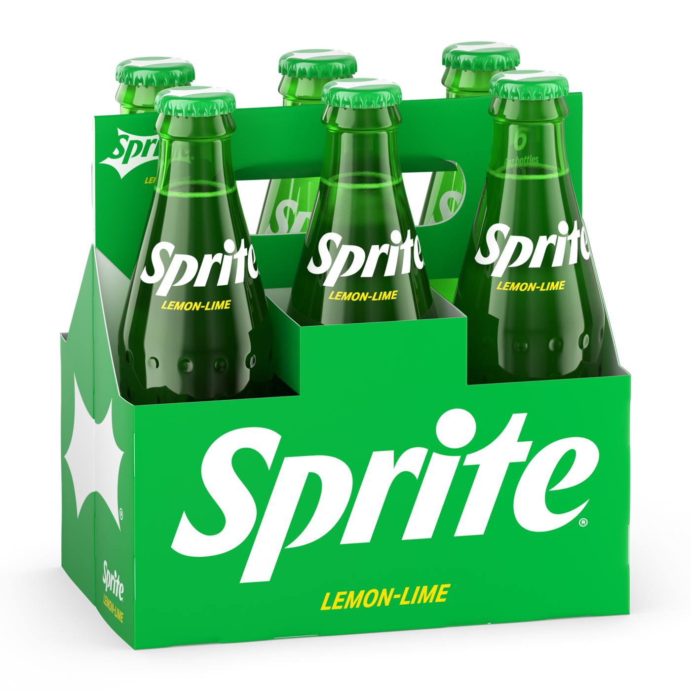 SPRITE Lemon-Lime Soda Glass Bottles 6 pk; image 2 of 2