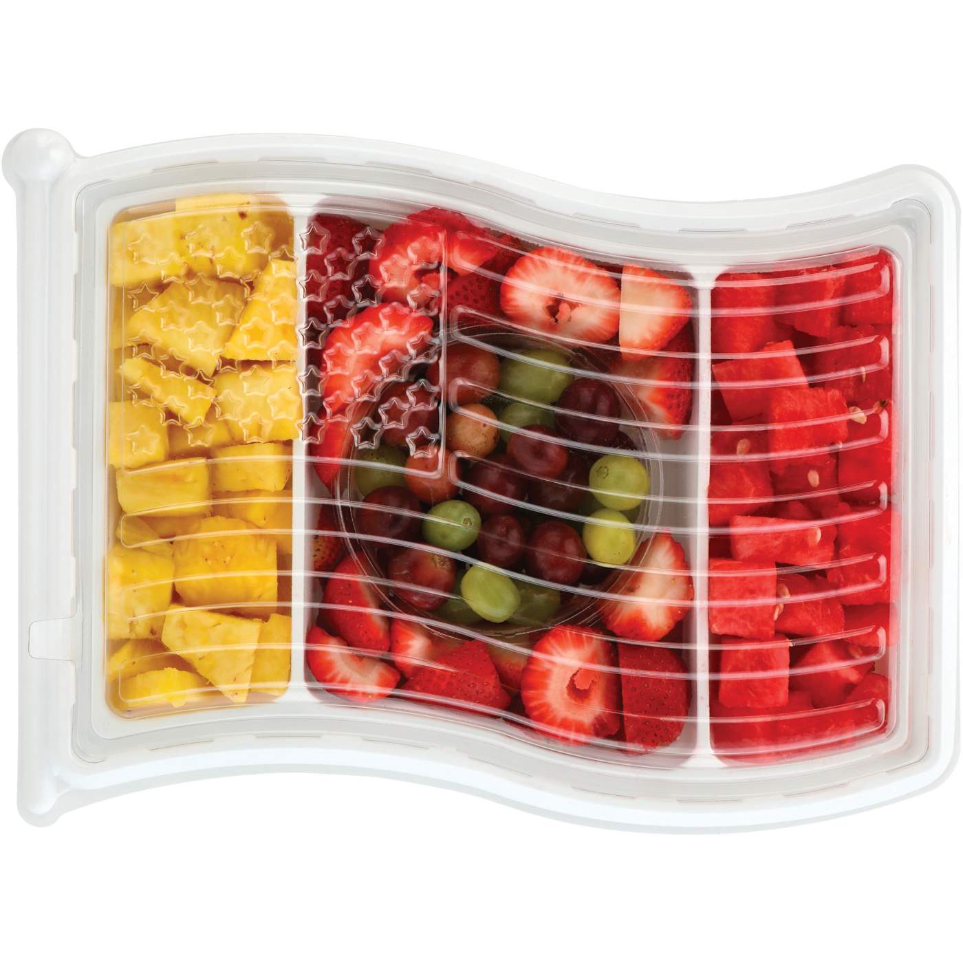 H-E-B Patriotic Flag Fruit Party Tray; image 2 of 5