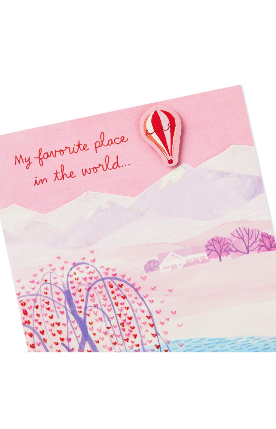 Hallmark Hot Air Balloon Paper Wonder Valentine's Day Pop Up Card for Significant Other - S5; image 7 of 7