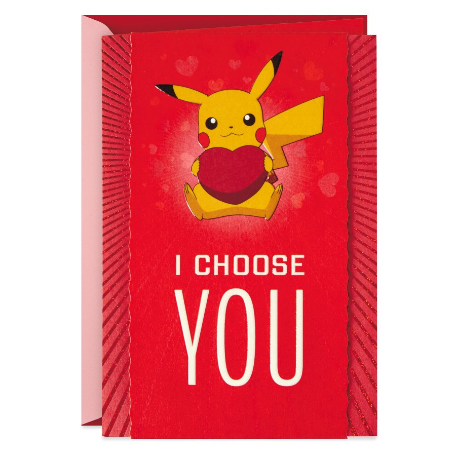 Hallmark Pikachu I Choose You Pokmon Anniversary Card for Significant  Other - S23, S15 - Shop Invites & thank you cards at H-E-B