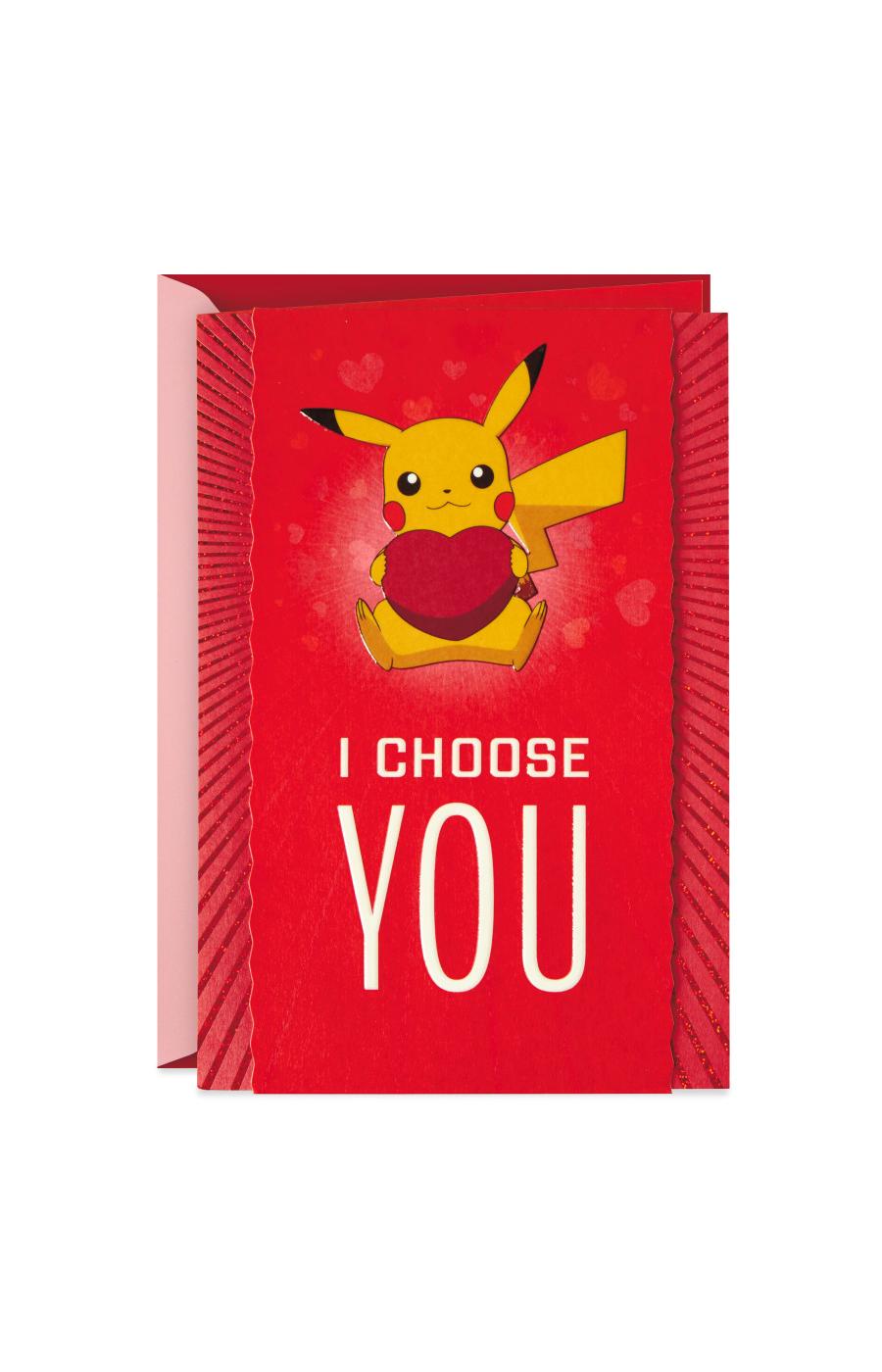 anniversary card pokemon Personalized PKM Anniversary Card, Custom Photo Anime Wedding Card, An main image 1