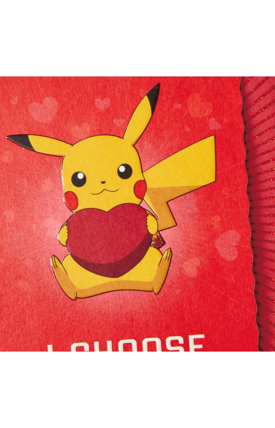 Hallmark Pikachu I Choose You Pokémon Anniversary Card for Significant Other - S23, S15; image 2 of 6