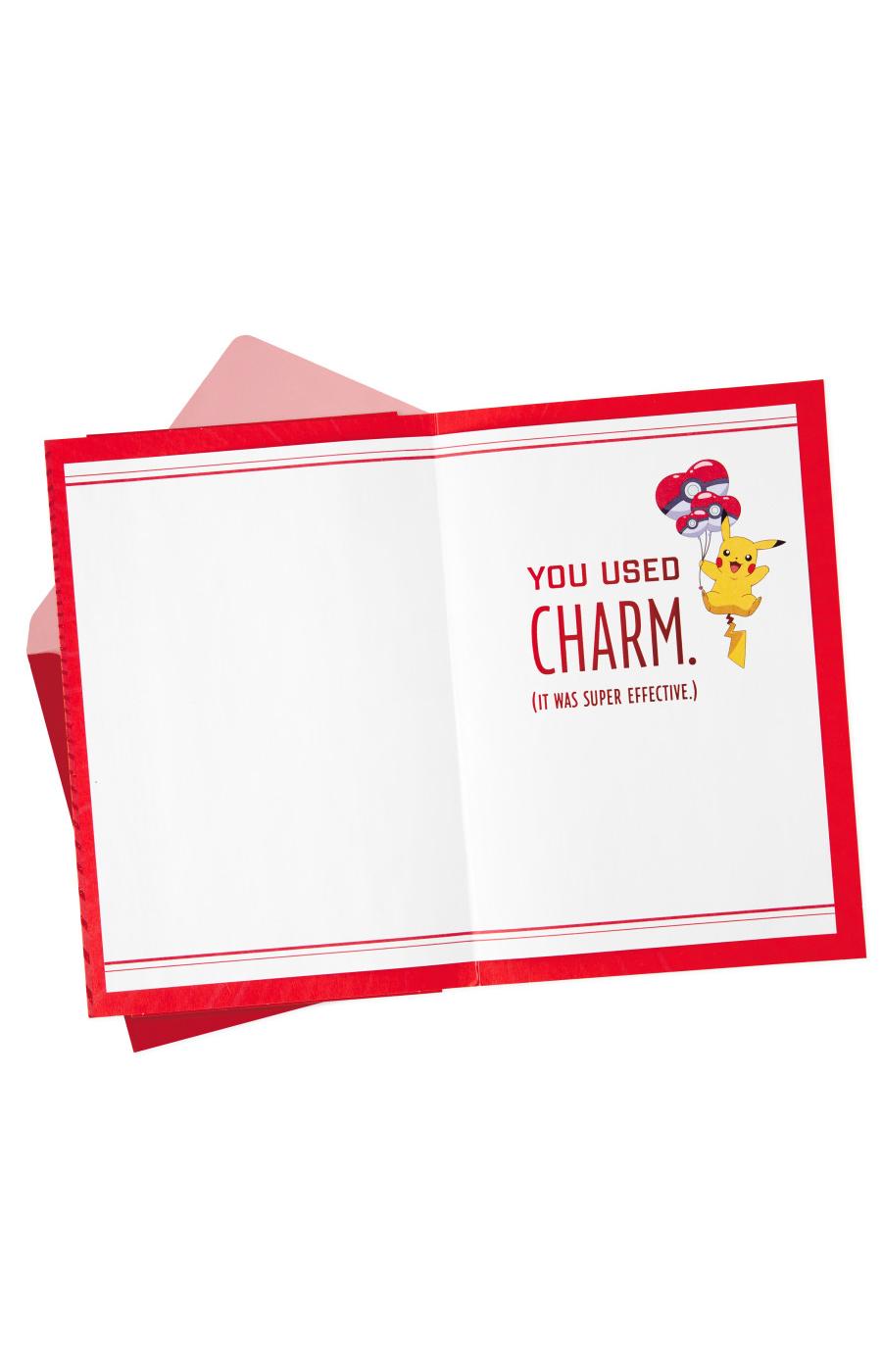 i choose you pokemon valentine card Limited Edition Hand Drawn V-Day Card – Poke Pet Shop main image 0