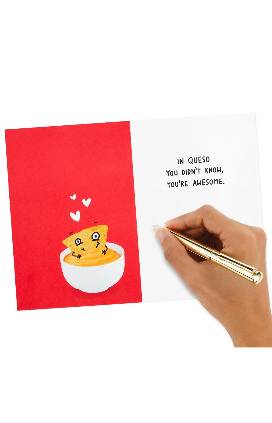 Hallmark Dinosaur & Nachos Shoebox Funny Love or Friendship Valentine's Day Cards - S11; image 5 of 7