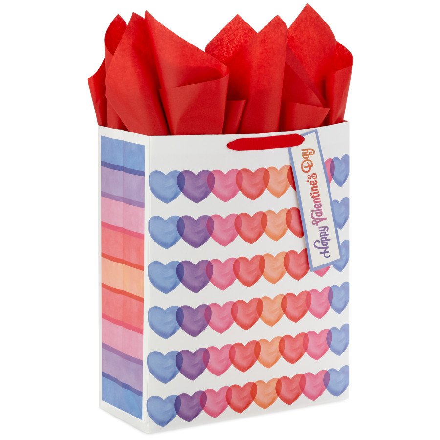 Hallmark Valentine's Day Gift Bag with Tissue Paper 55 Shop Gift