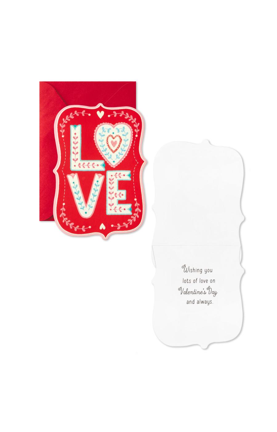 Hallmark Love Valentine's Day Cards with Envelopes - S11; image 5 of 6