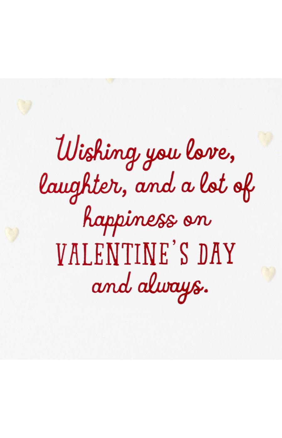 Hallmark Love, Laughter, Happiness Valentine's Day Card - S12; image 6 of 6