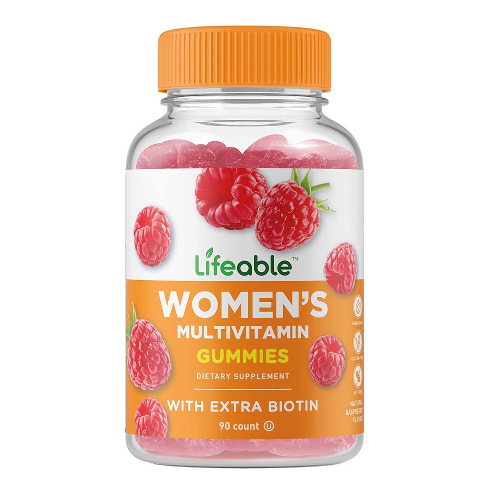 Lifeable Women's Multivitamin Gummies - Raspberry - Shop Multivitamins ...