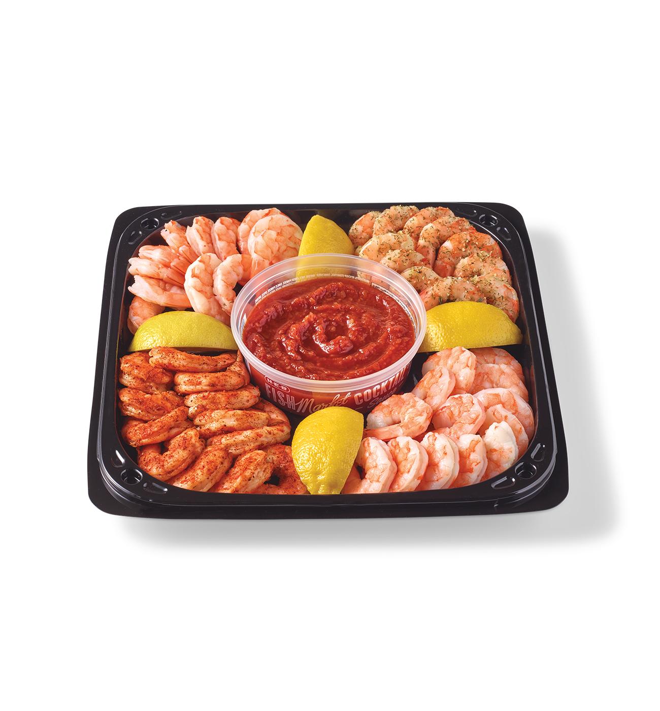 H-E-B Fish Market Party Tray - Seasoned Shrimp Cocktail; image 2 of 3