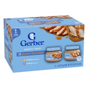 Gerber Mealtime for Baby Puree Favorites - Variety Pack