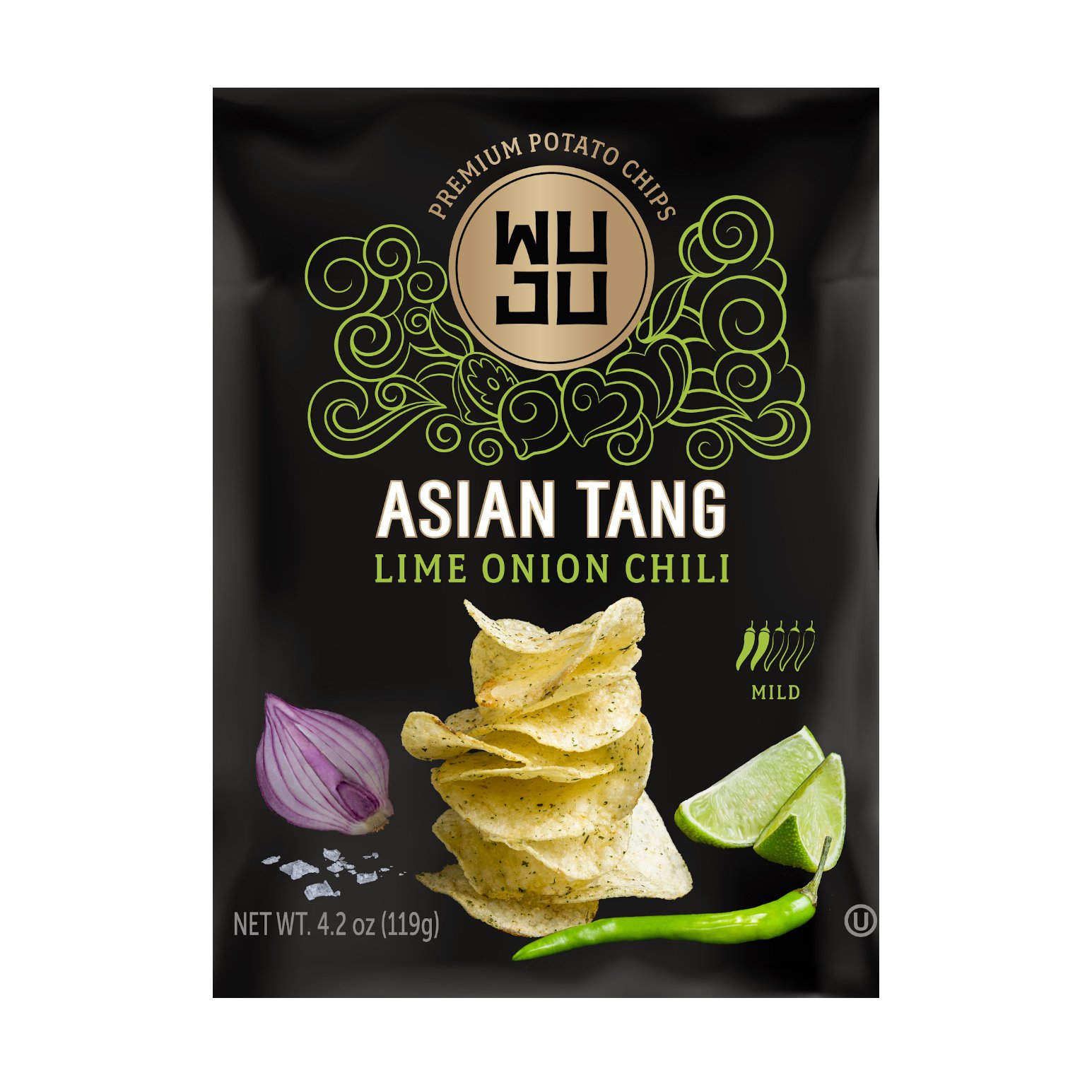 Wuju Asian Tang Lime Onion Chili Potato Chips Shop Chips at HEB
