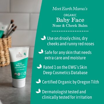 Earth Mama Organic Baby Face Nose & Cheek Balm