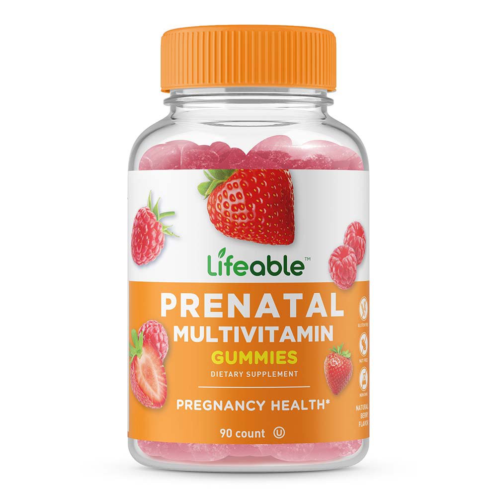 Lifeable Prenatal Multivitamin Gummies Berry Shop Multivitamins at