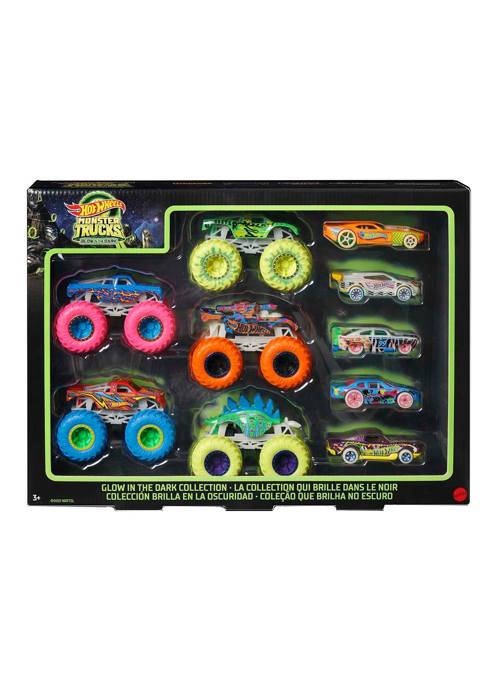 HOT WHEELS® Monster Trucks Glow in the Dark Collection