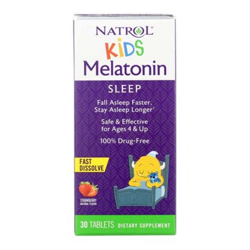 Natrol Kids Melatonin Sleep Fast Dissolve Tablets - Strawberry, 30 ct