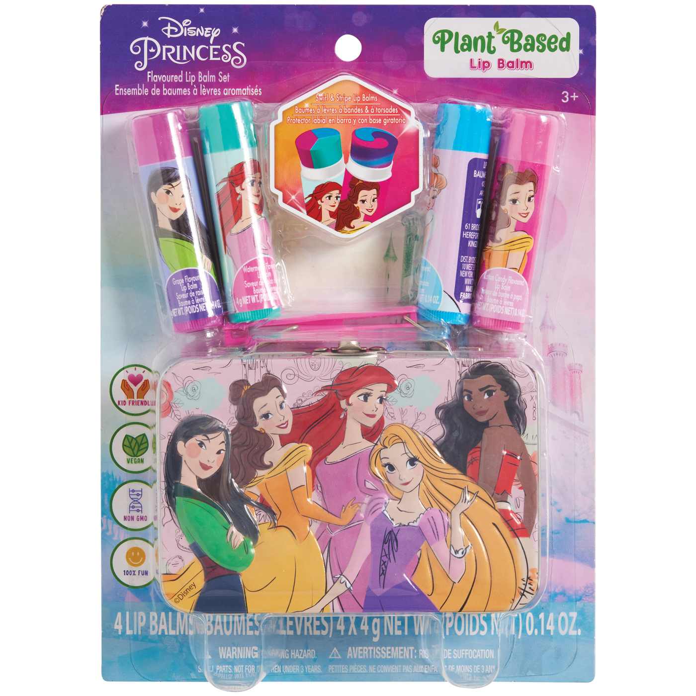 Disney Princess Lip Balm with Tin; image 1 of 5