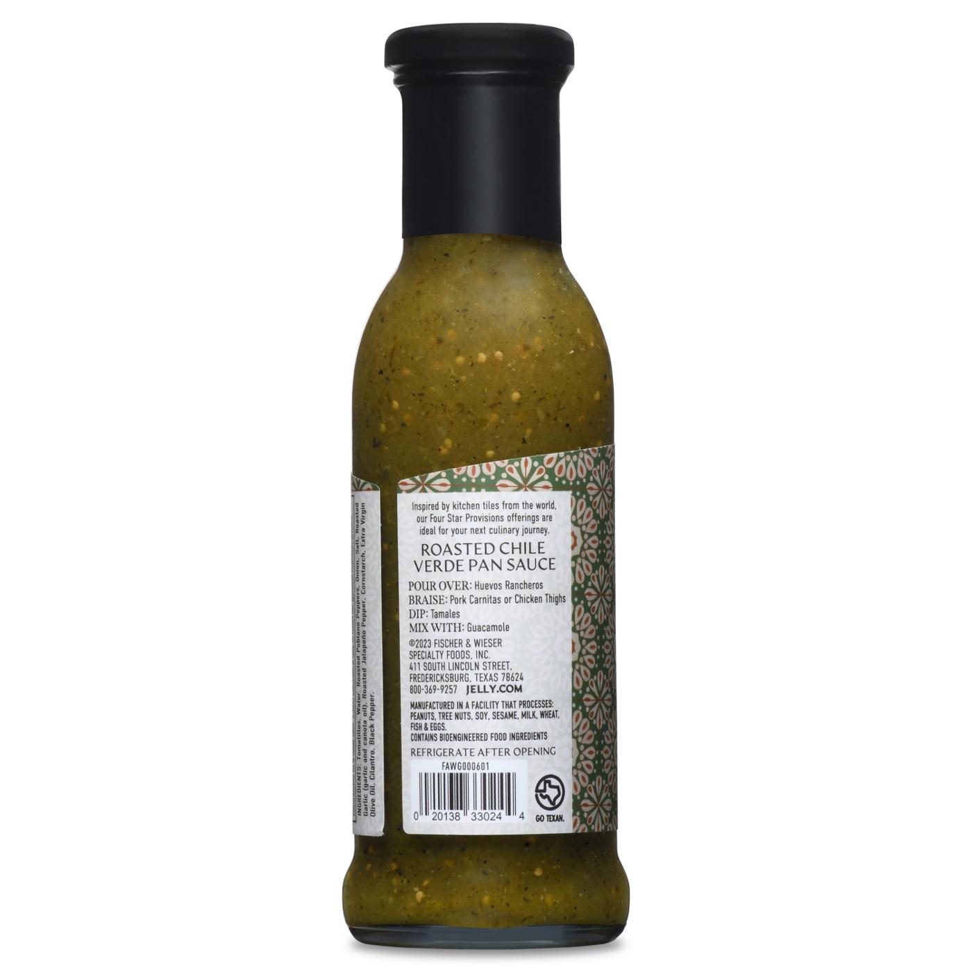 Fischer & Wieser Four Star Provisions Roasted Chile Verde Pan Sauce; image 3 of 3