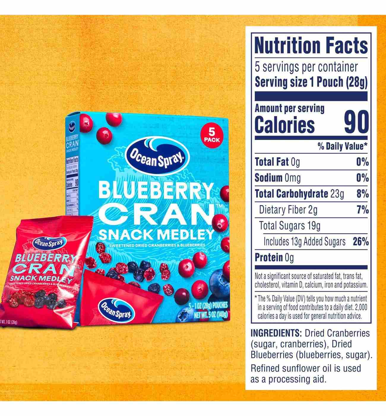 Ocean Spray Blueberry Cran Snack Medley; image 10 of 10