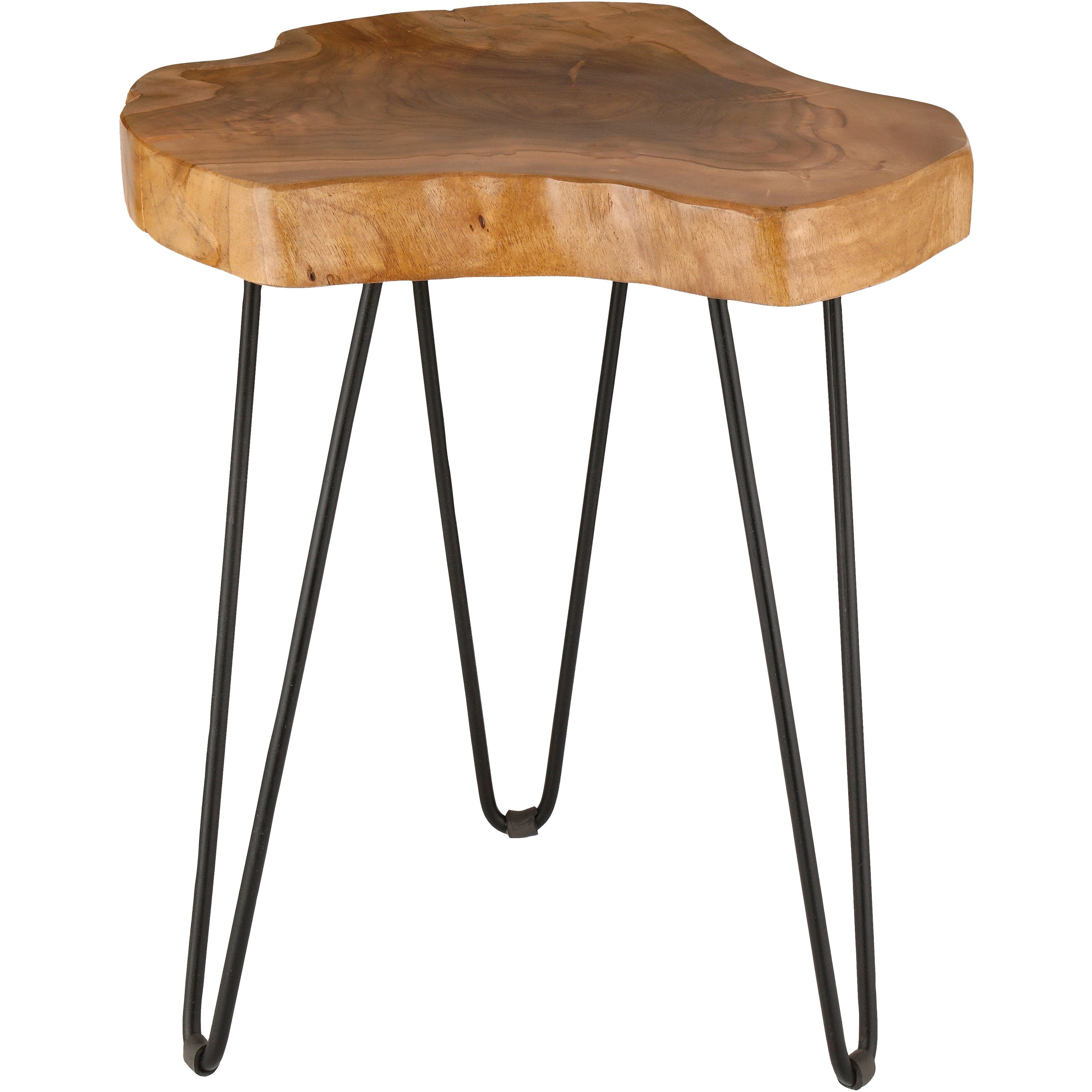 Haven + Key Teak Wood Side Table - Shop Seasonal decor at H-E-B