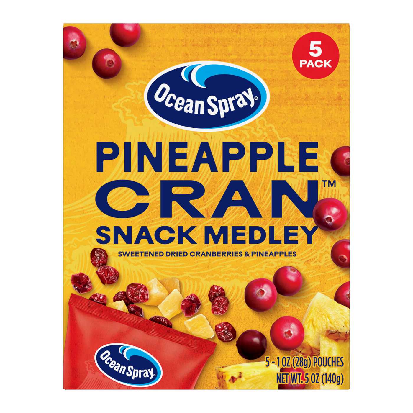 Ocean Spray Pineapple Cran Snack Medley Pouches; image 1 of 7