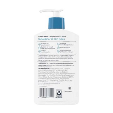 Lubriderm Daily Moisture Body Lotion + Pro-Ceramide - All Skin Types