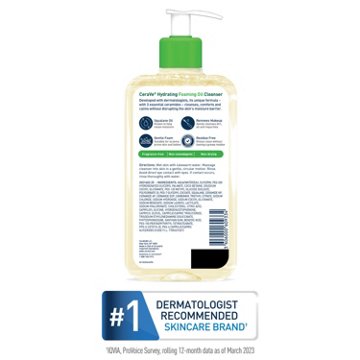 CeraVe Hydrating Foaming Oil Cleanser Value Size, 16 oz