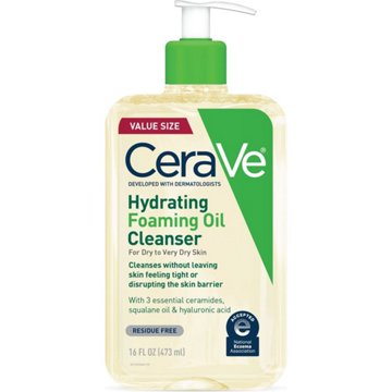 CeraVe Hydrating Foaming Oil Cleanser Value Size, 16 oz