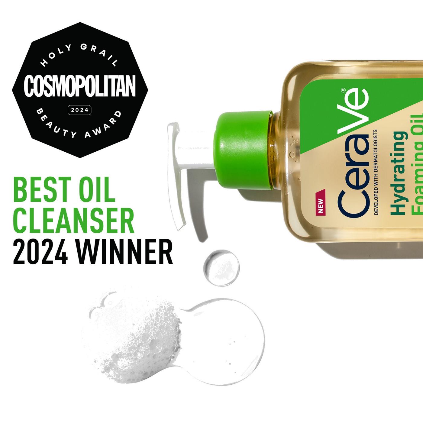 CeraVe Hydrating Foaming Oil Cleanser; image 6 of 11