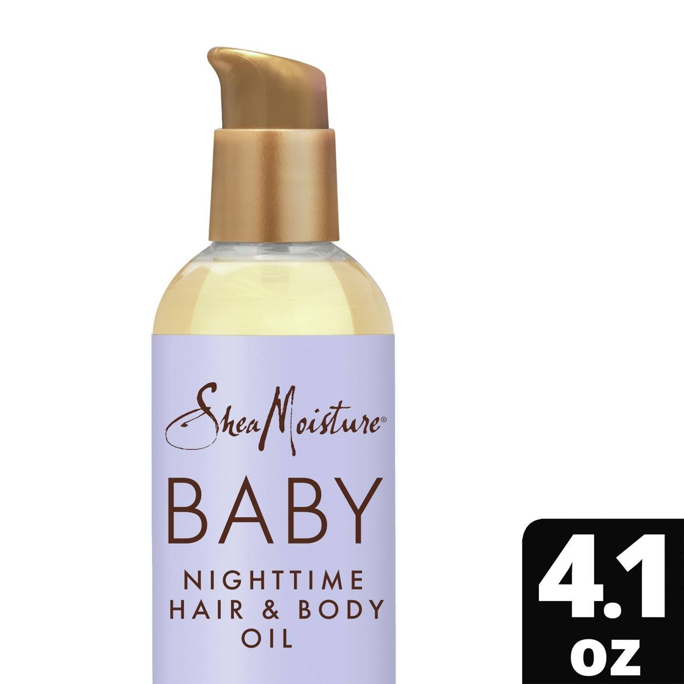 SheaMoisture Baby Nighttime Hair & Body Oil - Manuka Honey & Lavender; image 5 of 5