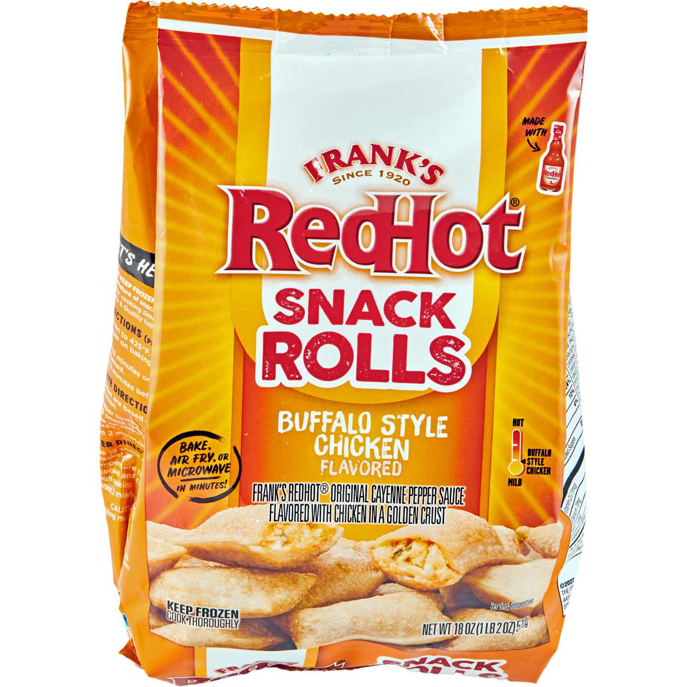Frank's RedHot Buffalo Style Chicken Flavored Snack Rolls Shop