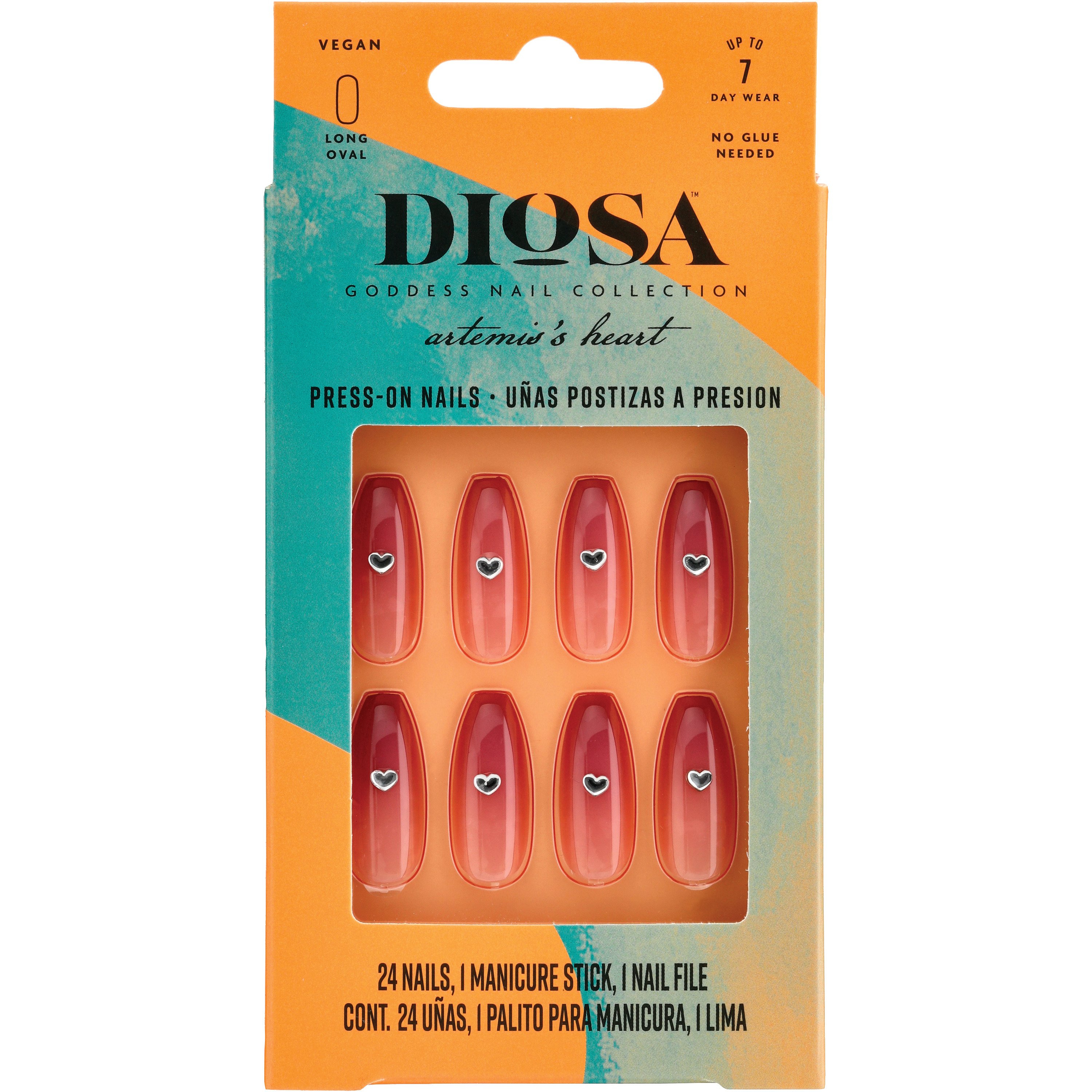 Diosa Artemis's Heart Press-On Nails - Shop Nail Sets at H-E-B