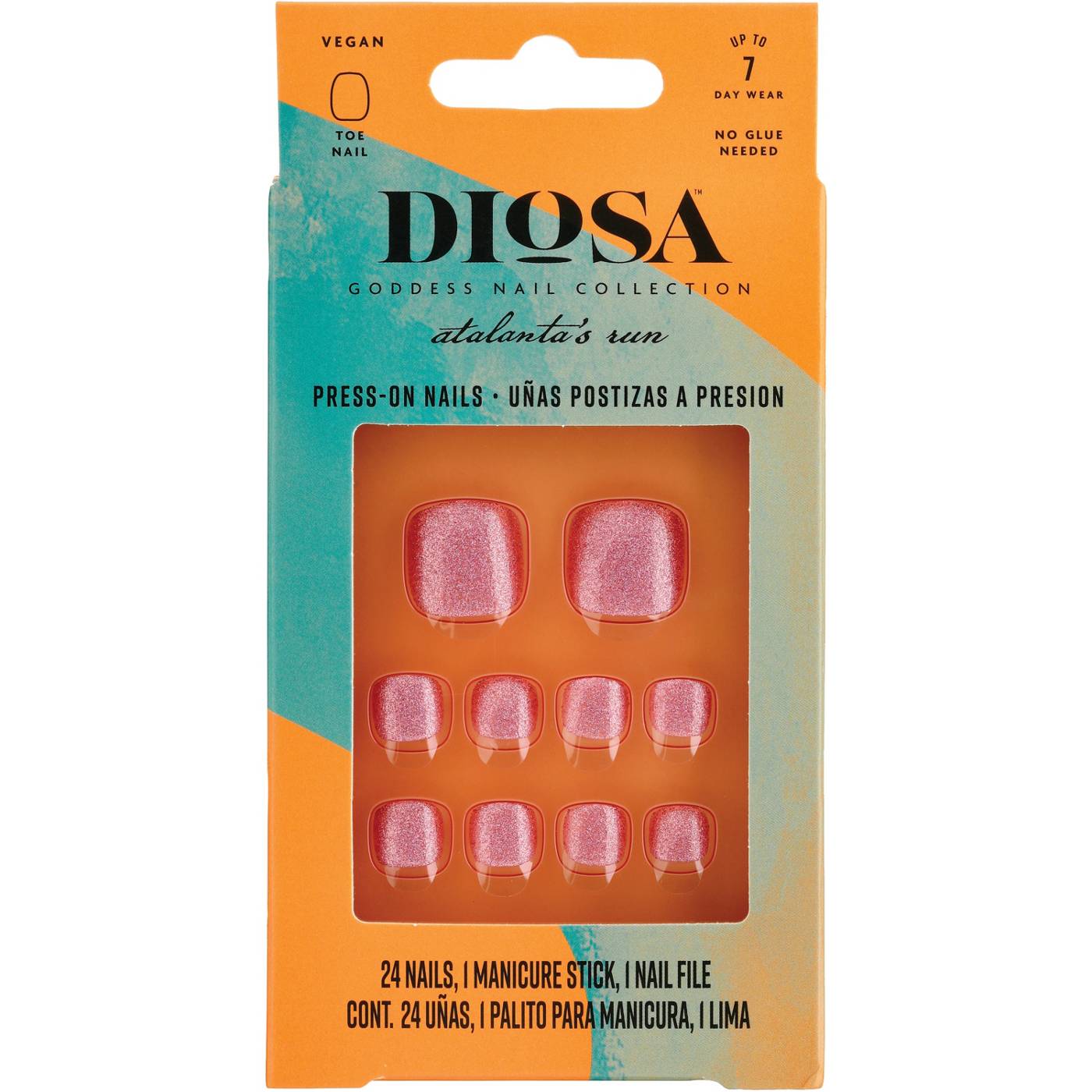 Diosa Atalanta's Run Press-On Toe Nails - Shop Nail sets at H-E-B