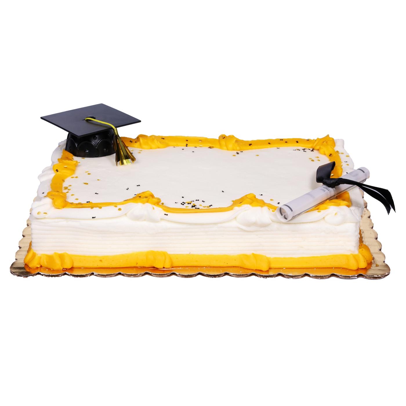 BakerMaid Graduation Buttercream Chocolate Cake; image 1 of 2