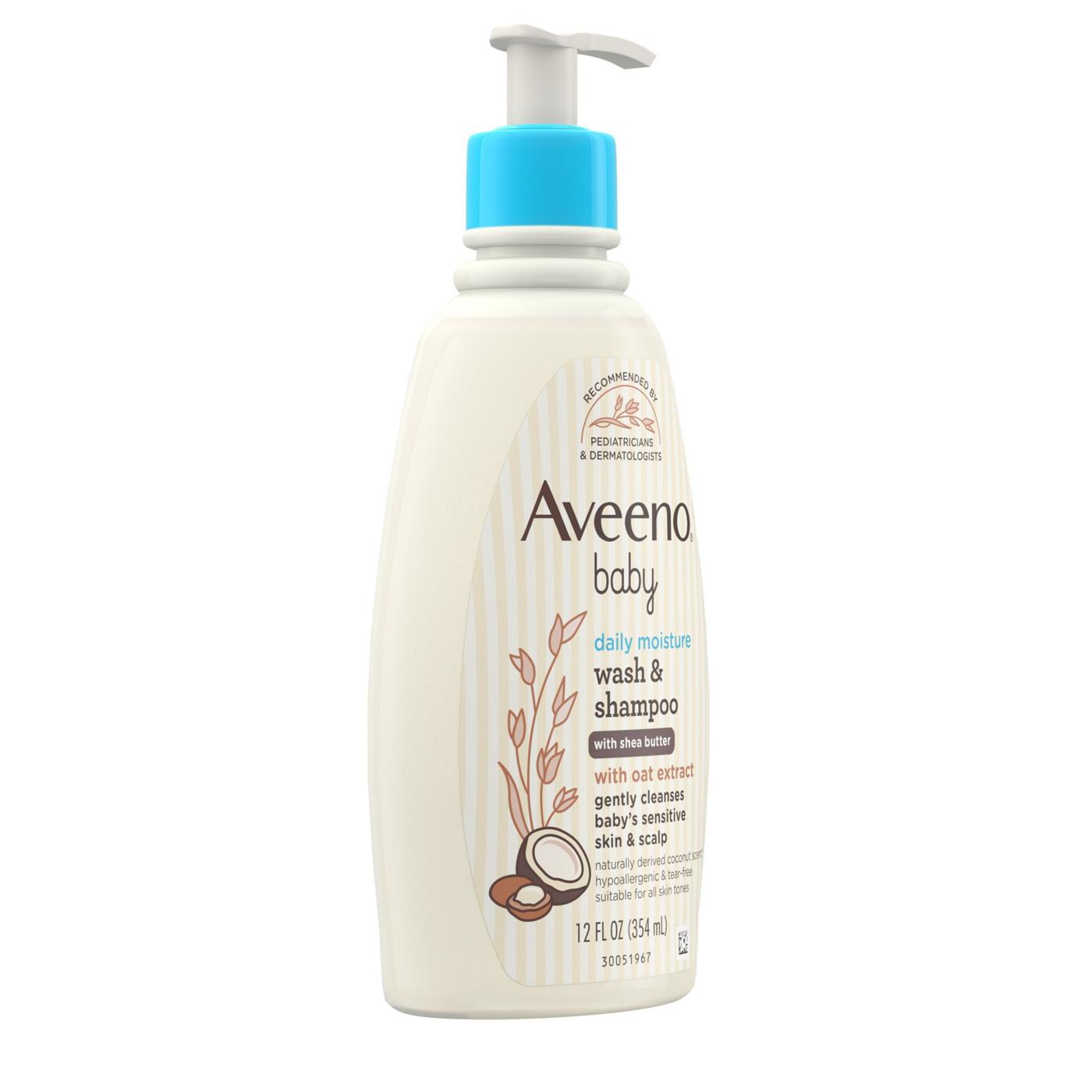 Aveeno Baby Baby Daily Moisture Wash & Shampoo; image 2 of 7