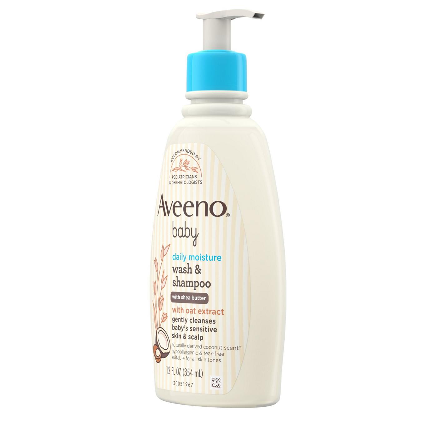 Aveeno Baby Baby Daily Moisture Wash & Shampoo; image 7 of 7