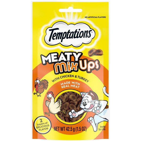 Temptations Meaty MixUps Cat Treats Chicken and Turkey Flavor Shop