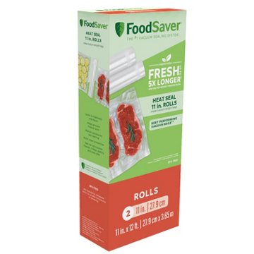 FoodSaver Heat Seal Vacuum Rolls, 2 pk, 11" x 12'