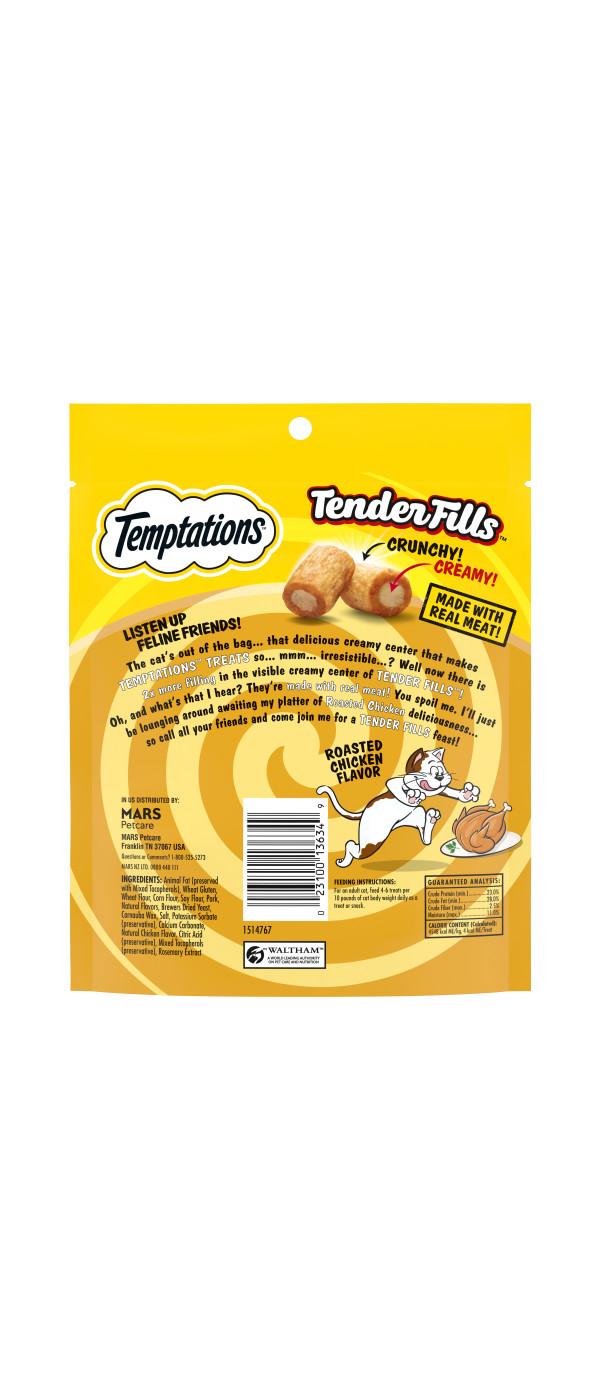 Temptations Tender Fills Cat Treats Roasted Chicken Flavor; image 3 of 3