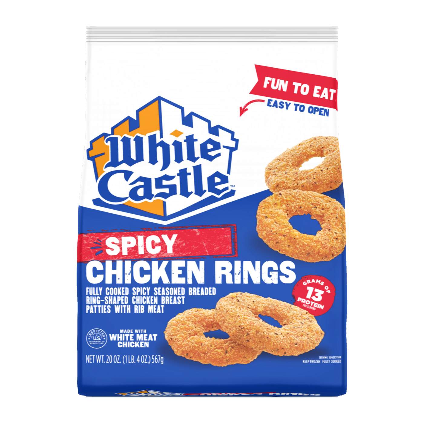 White Castle Spicy Chicken Rings; image 1 of 2