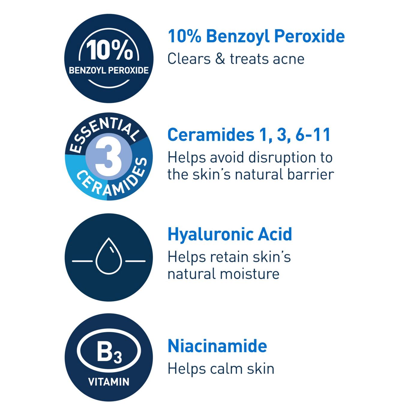 CeraVe Acne Foaming Cream Wash; image 10 of 10