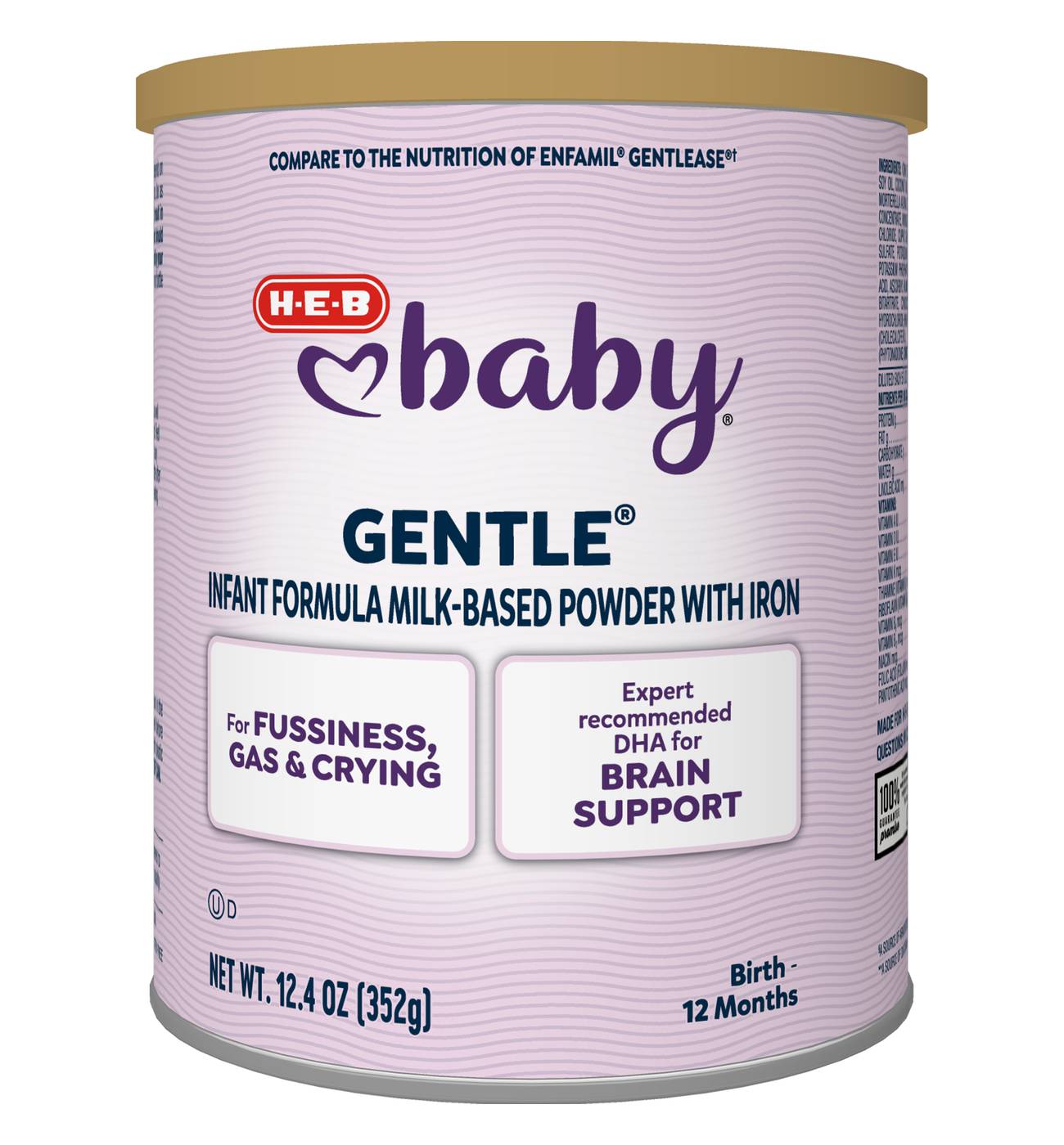 H-E-B Baby Gentle Milk-Based Powder Baby Formula With Iron Shop