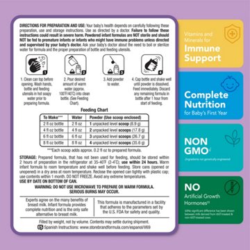 H-E-B Baby Gentle Milk-Based Powder Baby Formula With Iron, 12.4 oz