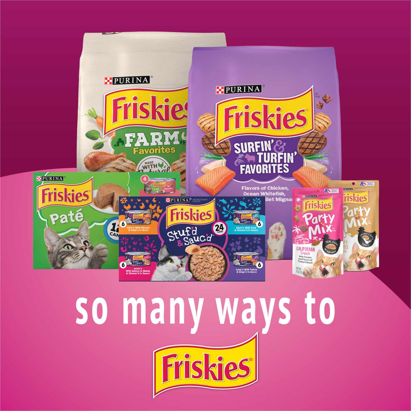 Friskies Purina Friskies Playfuls With Salmon and Shrimp Flavor Cat Treats; image 2 of 6