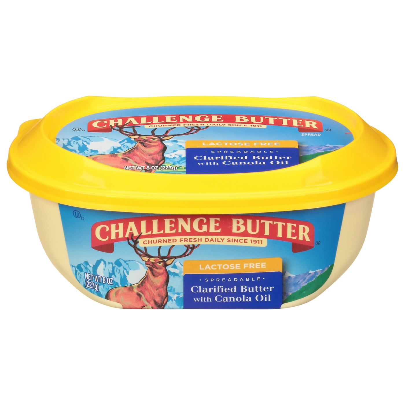 Challenge Lactose Free Spreadable Butter with Canola Oil; image 1 of 3
